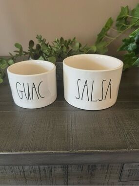 Rae Dunn Guac' and 'Salsa' Ceramic Bowls - Set of 2
